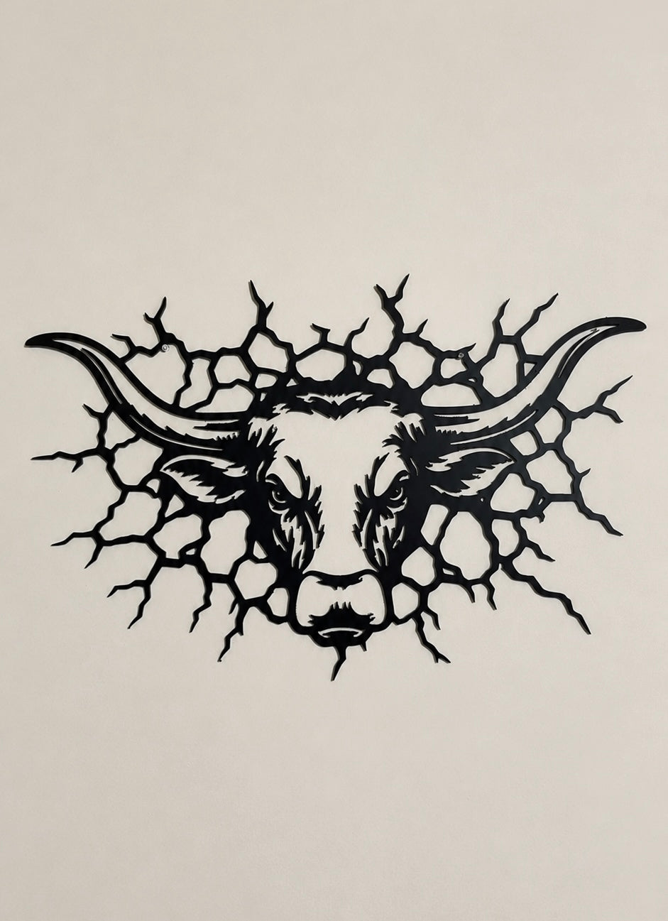 Longhorn Breakthrough Wall Art