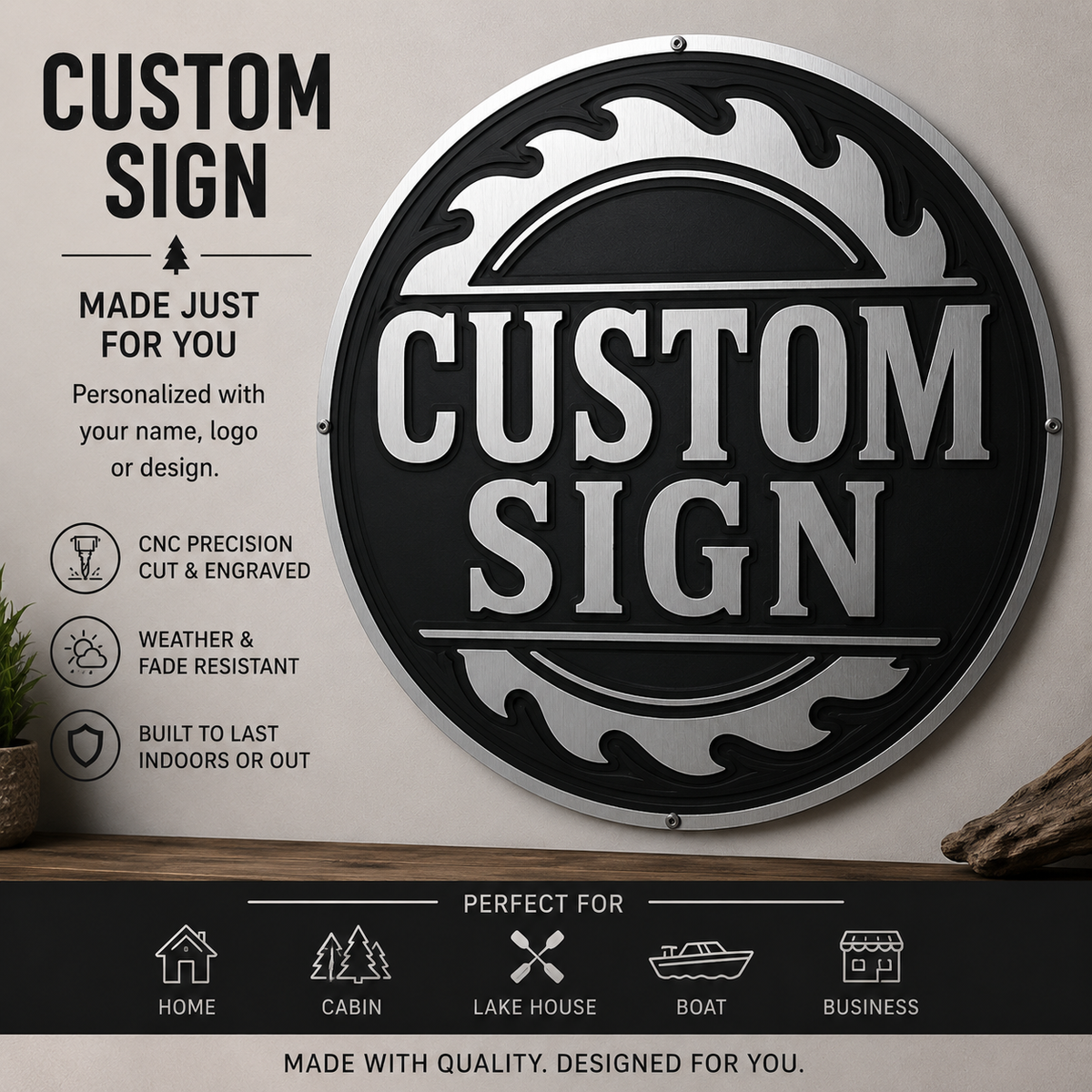 Custom Engraved Sign