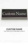 Custom nameplate plaque